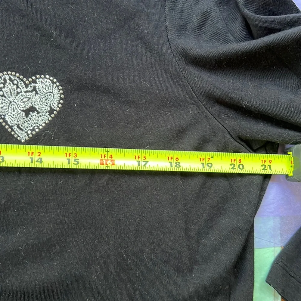 Karen Scott Heart Rhinestones Shirt, Great for Valentine’s Day_6
